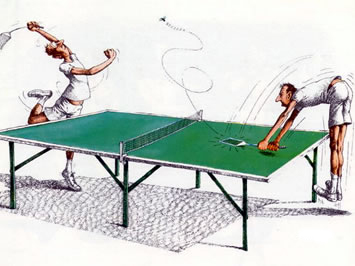 ping pong con mosquitos www Humor12 com
