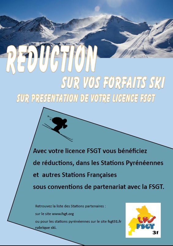 Affiche reduc ski